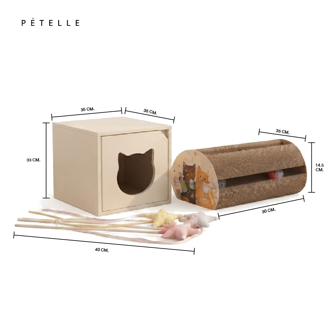 ชุดของเล่นแมว 3 ชิ้น PETELLE PLAY TIME SET_0